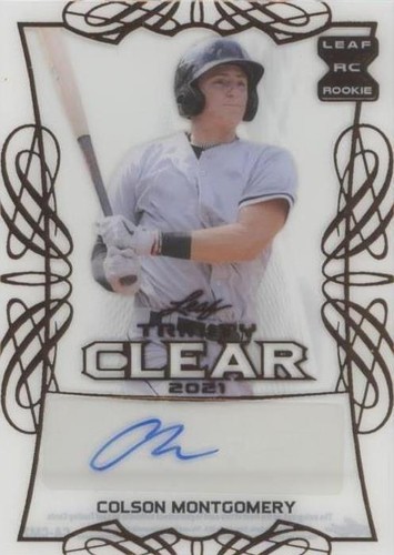 2021 Leaf Trinity - Colson Montgomery #CA-CM2