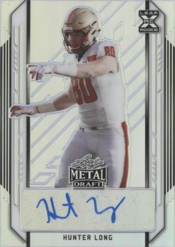 2021 Leaf Metal Draft Hunter Long #BA-HL1