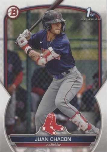 2023 Bowman Chrome Prospects #BCP-105 Juan Chacon Green