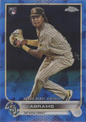 2022 Topps Chrome Update Series Sapphire Edition - C.J. Abrams #US222