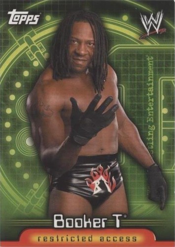 2006 Topps WWE Insider Restricted Access - Booker T #44
