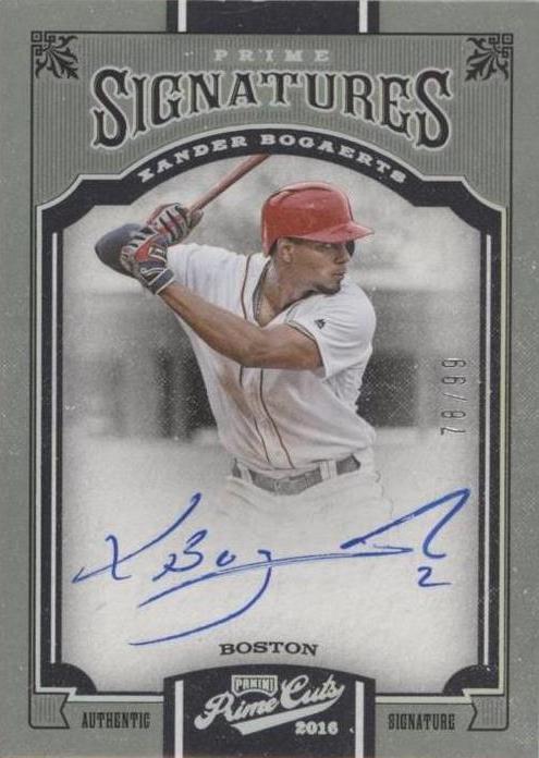 2016 Panini Prime Cuts - Xander Bogaerts #PS-XB