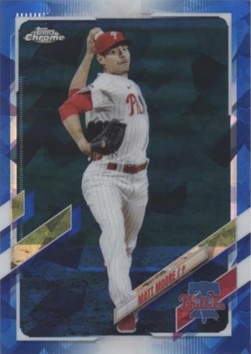 2021 Topps Chrome Update Series Sapphire Edition - Matt Moore #US171