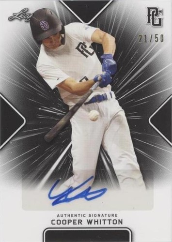 2021 Leaf Perfect Game National Showcase - Cooper Whitton #BA-CW1