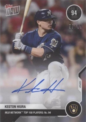 2020 Topps Now MLB Network Top 100 Players - Keston Hiura #MN94A
