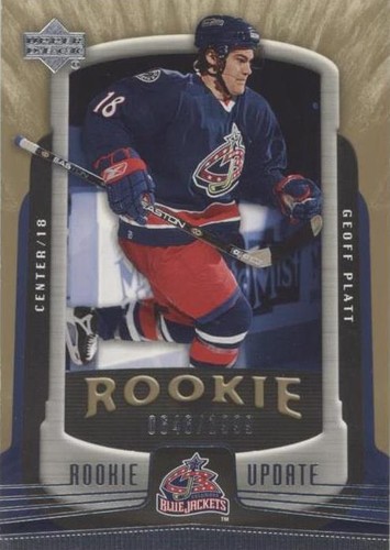 2005-06 Upper Deck Rookie Update - Geoff Platt #125
