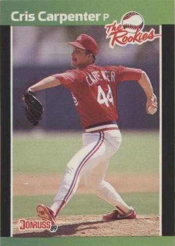1989 Donruss The Rookies - Cris Carpenter #40