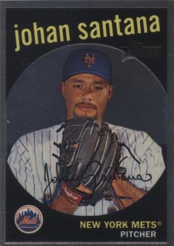 2008 Topps Heritage - Johan Santana #C105