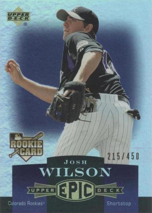2006 Upper Deck Epic - Josh Wilson #84
