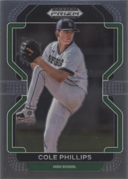 2022 Panini Prizm Draft Picks - Cole Phillips #PDP57