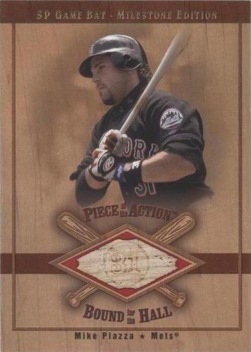 2001 SP Game Bat Edition Milestone - Mike Piazza #M-MP
