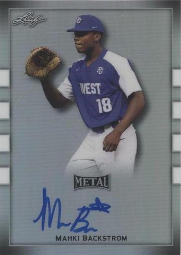 2018 Leaf Metal Perfect Game All-American Classic - Mahki Backstrom #BA-MB1