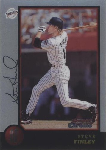 1998 Bowman Chrome - Steve Finley #252