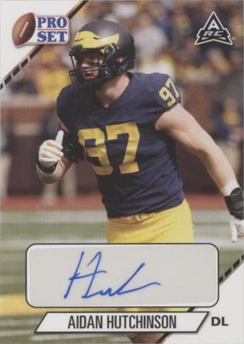 2021 Leaf Pro Set College Aidan Hutchinson #PS-AH1