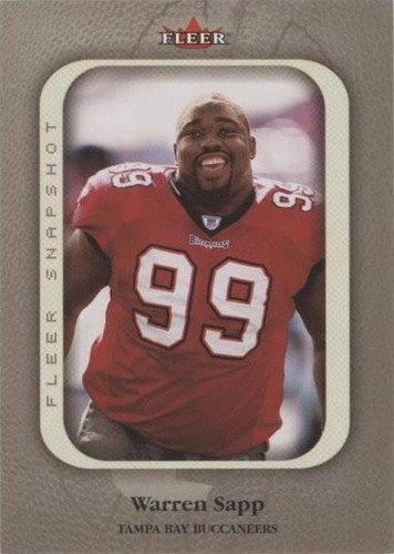2003 Fleer Snapshot Warren Sapp #81