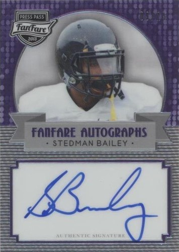 2013 Press Pass Fanfare Stedman Bailey #FF-SB