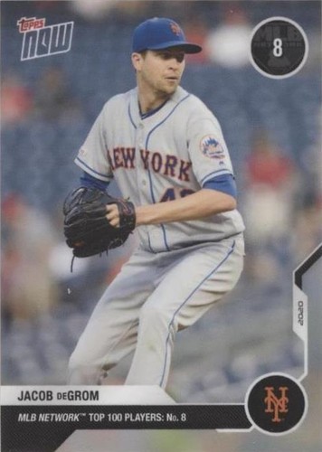 2020 Topps Now MLB Network Top 100 Players - Jacob deGrom #MN8