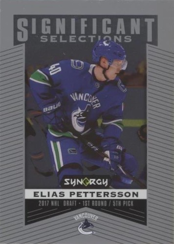 2018-19 Upper Deck Synergy - Elias Pettersson #SS-15