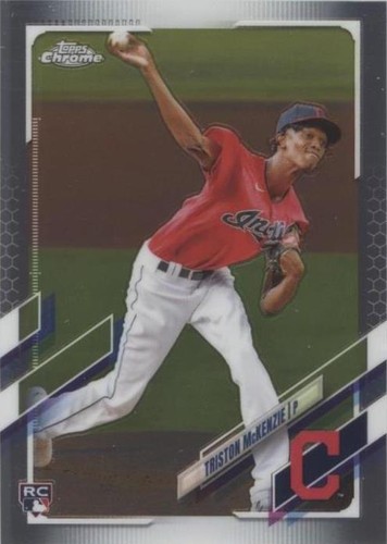 2021 Topps Chrome - Triston McKenzie #21