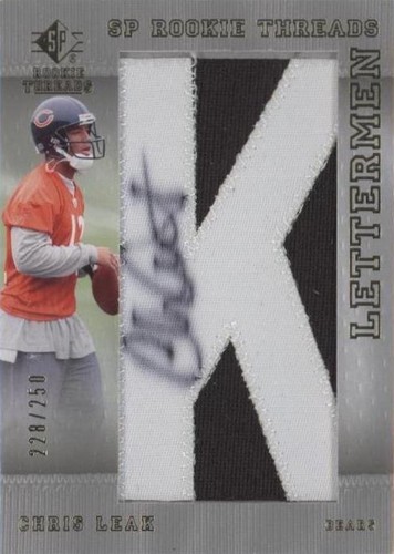 2007 SP Rookie Threads Chris Leak #111