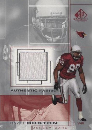 2001 SP Game Used Edition David Boston #BO
