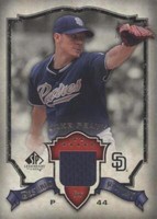 2008 SP Legendary Cuts - Jake Peavy #DH-JP