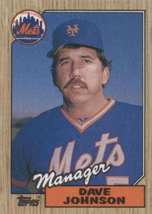 1987 Topps - Davey Johnson #543