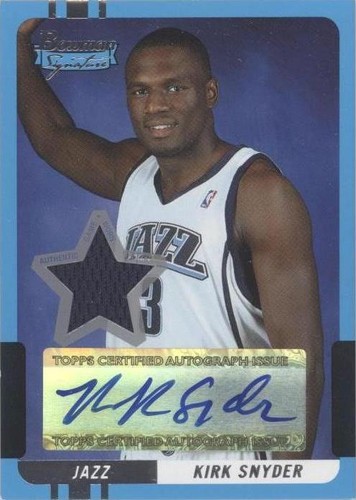 2004-05 Bowman Signature - Kirk Snyder #73