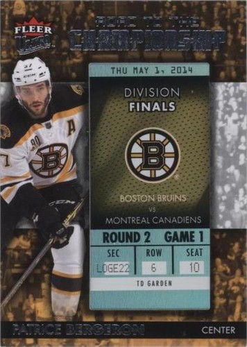 2014-15 Fleer Ultra - Patrice Bergeron #RTCBB-PB