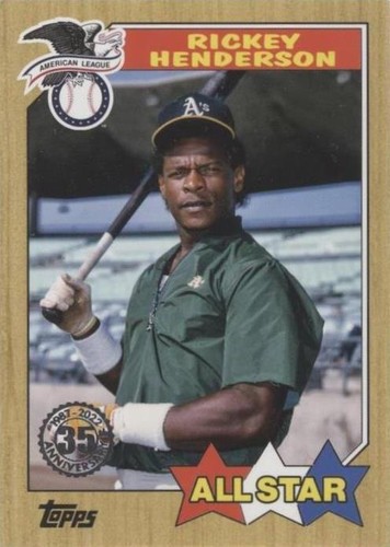 2022 Topps Series 2 - Rickey Henderson #87AS-7