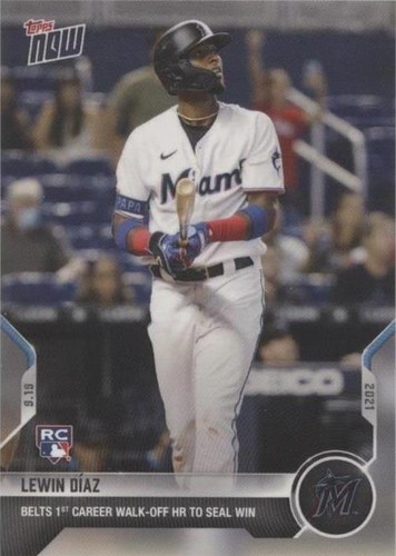 2021 Topps Now - Lewin Diaz #829