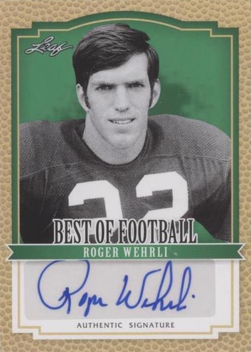2012 Leaf Best of Football Roger Wehrli #BA-RW2