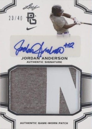 2016 Leaf Perfect Game National Showcase - Jordan Anderson #PA-JA1