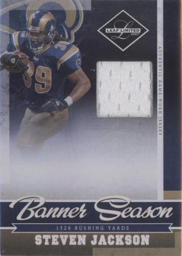 2007 Leaf Limited Steven Jackson #BS-5