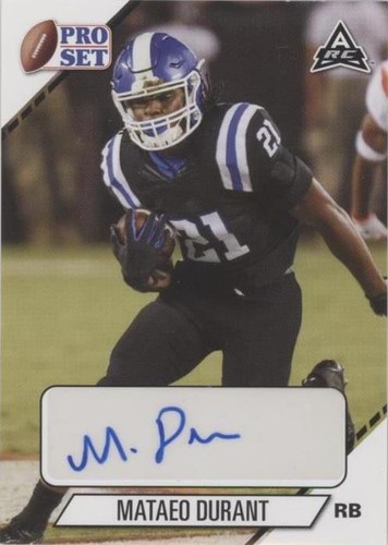 2021 Leaf Pro Set College Mataeo Durant #PS-MD1