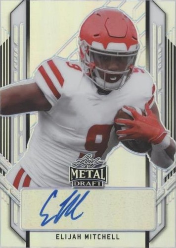 2021 Leaf Metal Draft Elijah Mitchell #PA-EM1