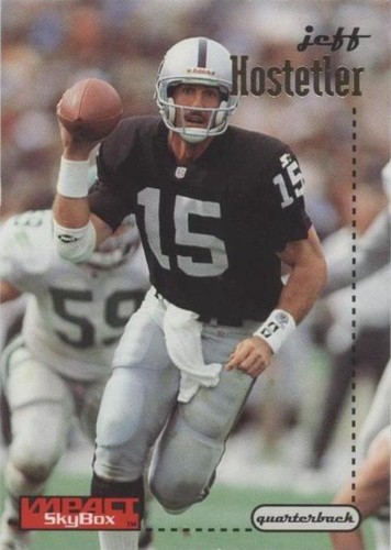 1996 Skybox Impact Jeff Hostetler #103