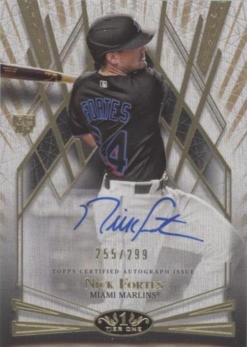 2022 Topps Tier One - Nick Fortes #BOA-NF