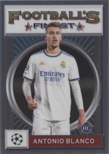 2022-23 Topps Finest UCL Chelsea RC Enzo Fernandez Blue/Aqua