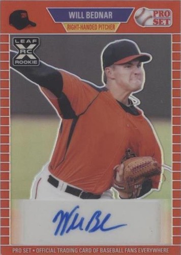 2021 Leaf Pro Set Metal - Will Bednar #PA-WB1