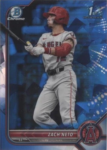 2022 Bowman Chrome Draft Sapphire Edition - Zach Neto #BDC-18