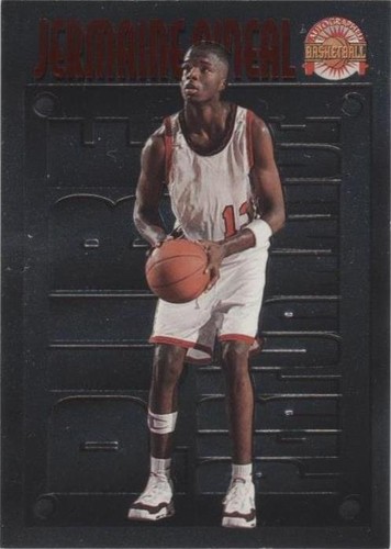 1996-97 Score Board Autographed Basketball - Jermaine O'Neal #PP18