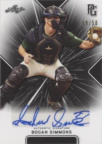 2021 Leaf Perfect Game National Showcase - Bogan Simmons #BA-BS1