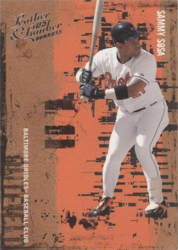 2005 Donruss Leather & Lumber - Sammy Sosa #118