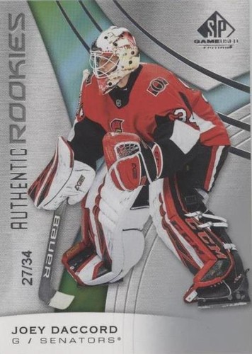 2019-20 Upper Deck SP Game Used - Joey Daccord #186