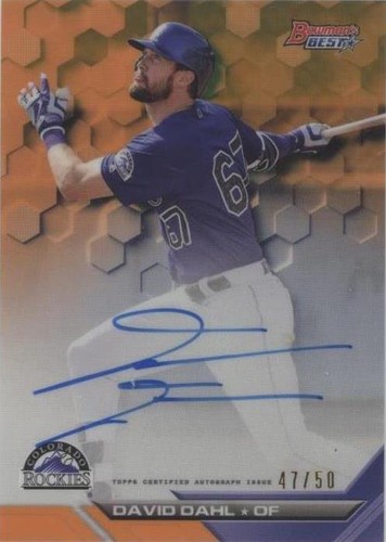 2016 Bowman's Best - David Dahl #B16-DD