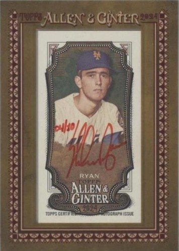 2024 Topps Allen & Ginter - Nolan Ryan #MA-NR