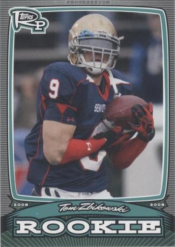 2008 Topps Rookie Progression Tom Zbikowski #PR-TZ