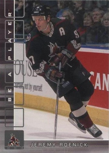 2001-02 In the Game Be A Player Memorabilia - Jeremy Roenick #186