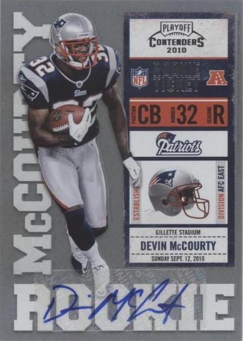 2010 Playoff Contenders Devin McCourty #128